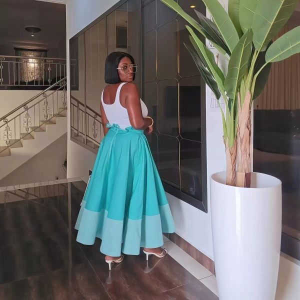 Elegant High-Waist A-Line Skirt with Flattering Silhouette, Lightweight Comfort, and Versatile Styling