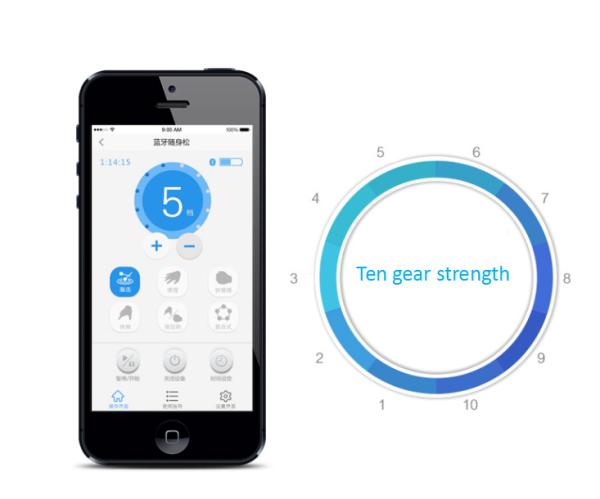Best Price Bluetooth Above 4.0 Mini Wireless Intelligent Massager APP Massagem Full Body Magnetic Relaxation