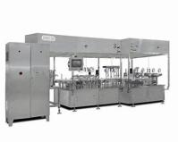 Tipo linear plataforma giratória que alimenta a máquina de enchimento líquida asséptica farmacêutica