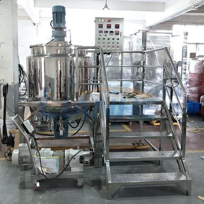 LIANHE 2.2kw Liquid Soap Mixer Machine , 2 Jacket Mixer For Dishwashing Liquid