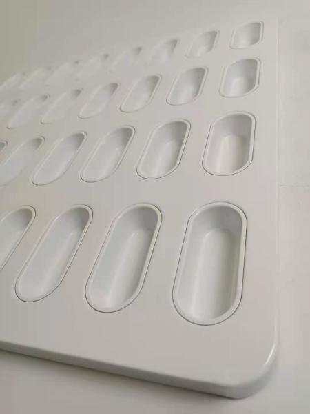 32 Cavities 600x600mm Hot Dog Bun Baking Pan Sturdy Structure