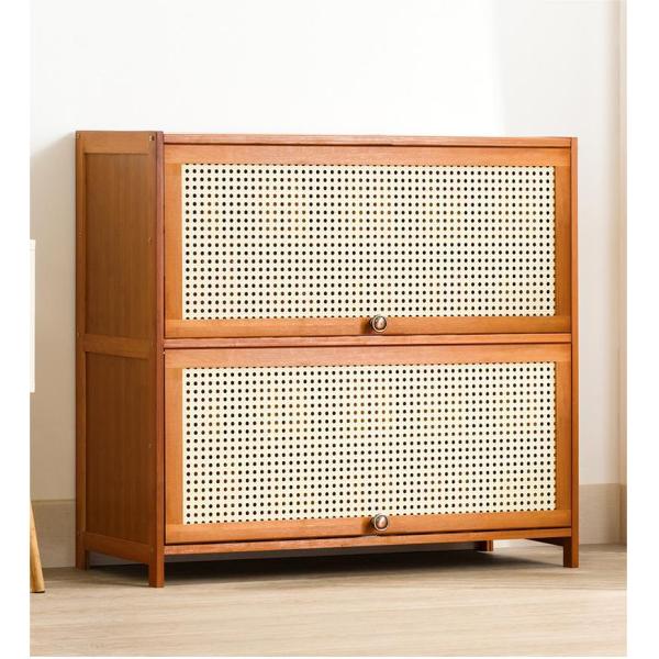 Modern Wooden Shoe Cupboard Rack Storage Organizer 5 Tier