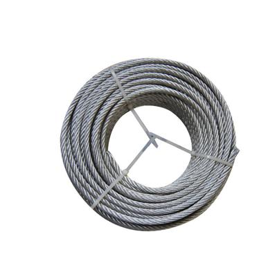 Câble d'acier galvanisé 7X19 7X7 3mm 1570Mpa-1960Mpa 1/16-5/8