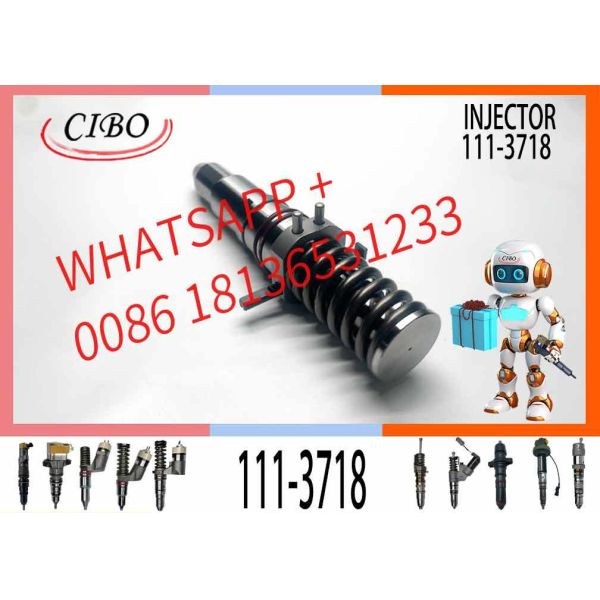 High Quality Fuel Injector 111-3718 1113718 for 3508 3512 3516 on Sale Excavator Parts Excavator Accessory
