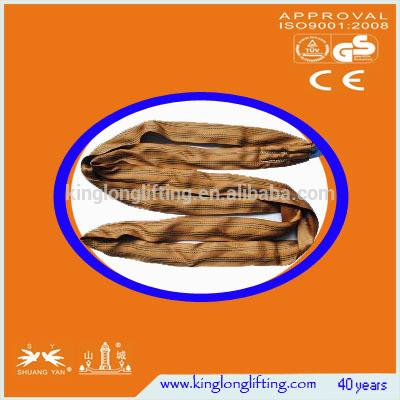 Corrrentes de levantamento de nylon de 6 toneladas, Webbing de levantamento resistente das correntes para o armazém