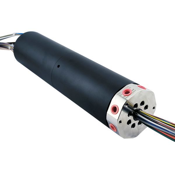 Gas-Water-Electricity Combined Slip Ring with 2-Channel Water, 6-Channel Gas, and 40-Channel Electricity for Industrial Applications