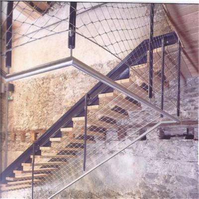 SUS304 X-tend 100% Hand Woven Cable Webnet For Stairs Rail Infill