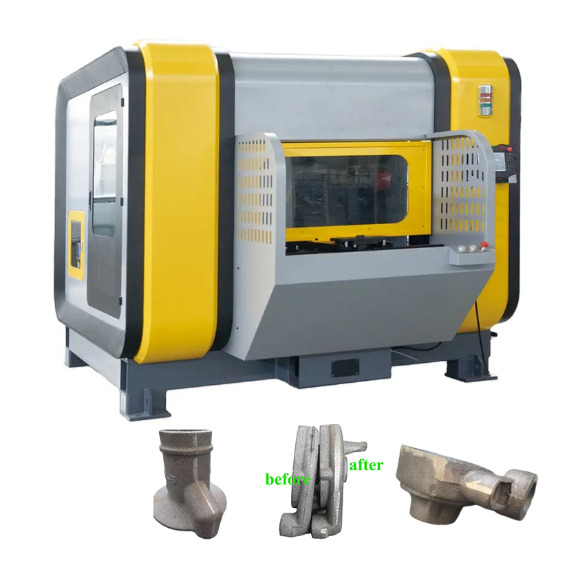 CNC Automatic Grinding Machine Rotary Worktable Deburring Station for Cast Iron