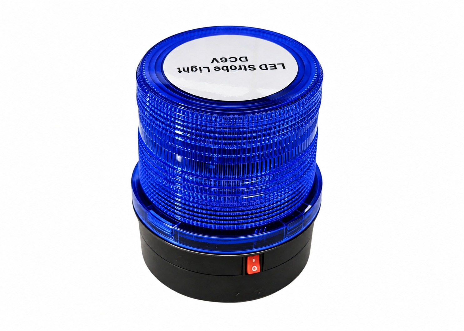 Portable Blue LED Warning Beacon Lights AA Battery Powered
