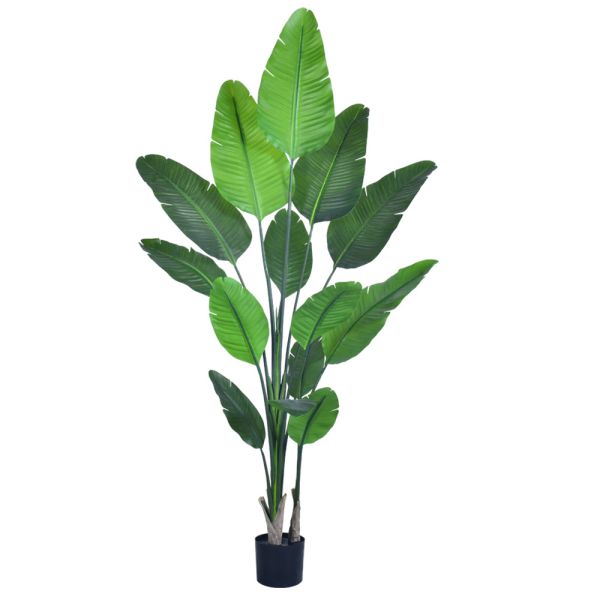 Wholesale 180cm (5.9ft) Artificial House Plants Indoor Bird of Paradise Tree - Model K | Haihong Factory Direct | Large Faux Plants for  Decor | Low Maintenance