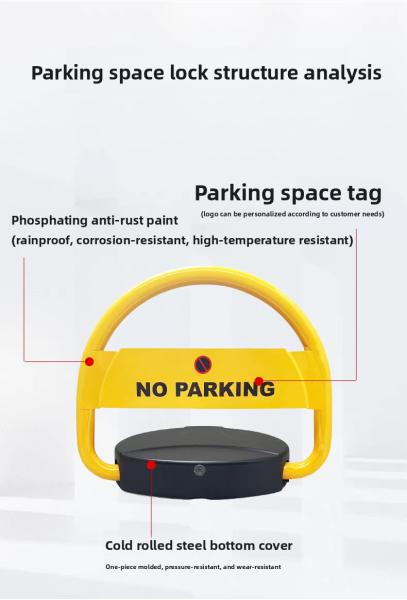 Durable Car Parking Locks Stainless Steel Car Parking Space Lock Waterproof
