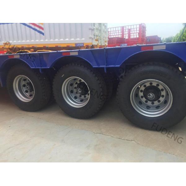Q345B 3 Axles Mechanical Ladder 70T Low Bed Semi Trailer