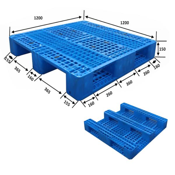 1200 x 1000 mm plastic pallets Chinese european palletheavy duty gid covered pallets for sale