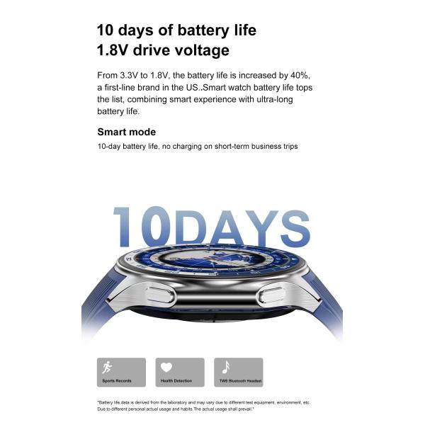 DT Watch X Men Smart Watch 1.43inch AMOLED BT Call 200+ Watch Faces Sport Fitness Smart Watch