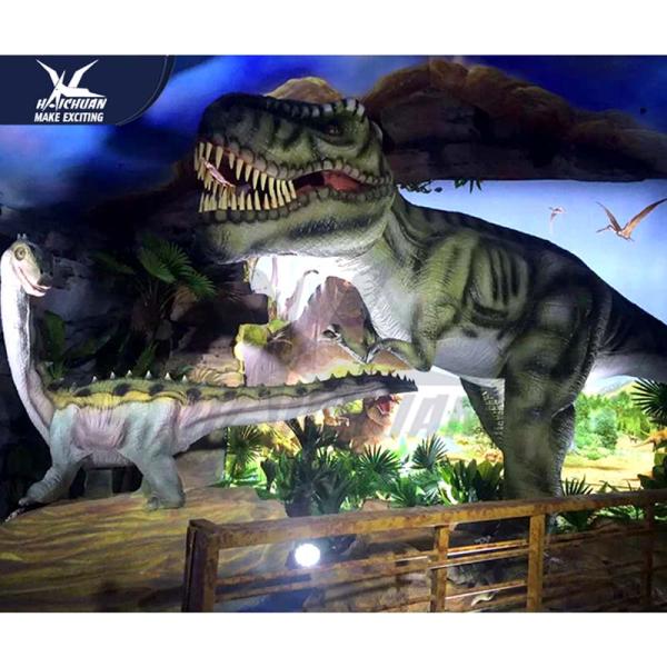 Gaint Waterproof  Realistic Dinosaur Models /  CE RoHS Dinosaur Garden Art
