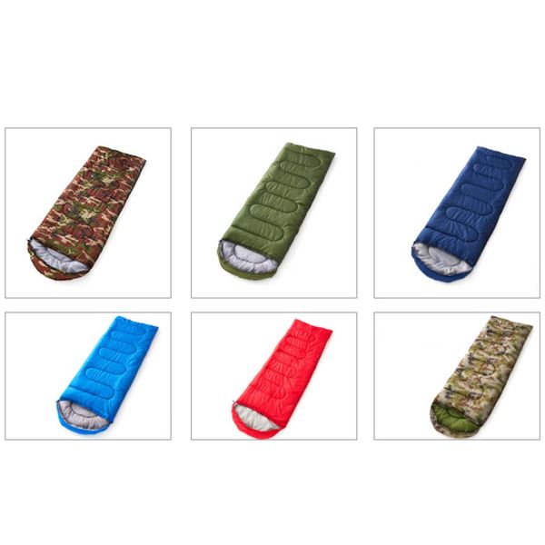 Sleeping Bag Camp Lite 2022 Outdoor Emergency Envelope Keep Warm Adult Hooded 3 Season Sleeping Bag for Camping Hiking