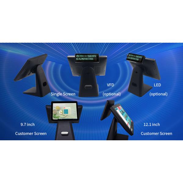 Алюминиевый POS-машина на основе сплава с RK3566 Quad ядро 2 16 CPU и поддержка Win System