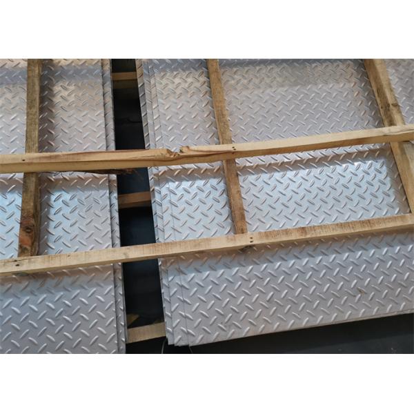 AISI 304 Stainless Steel Diamond Plate 0.45mm Pattern Checker Plate BA Finished