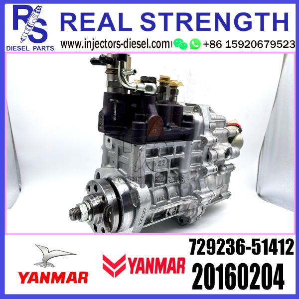 Yanmar PUMP 729236-51412 20160204 Diesel Fuel Injector Pump assembly 729236-51412 20160204 For DIESEL Engine