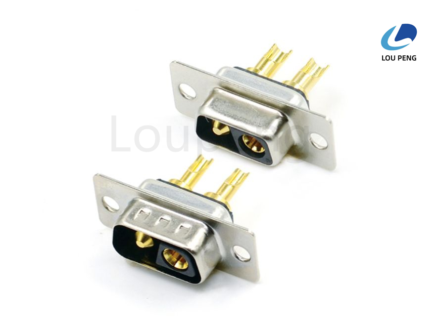 Copper Alloy Contact Material D-Sub Video Connector Durable Connector Suitable for Operating Temperature Range Minus 40 Celsius to Plus 85 Celsius