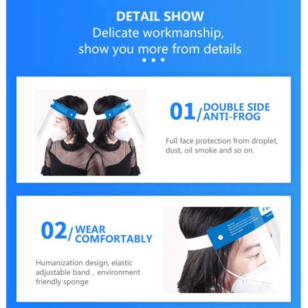 Polycarbonate Material Medical Safety Goggles Impact Resistant Transparent