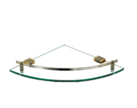 Glass shelf85210B-Square &Brass&Nickel Brush +Golde&,toughen&frosted glass&bathroom accessory&fittings&Sanitary Hardware