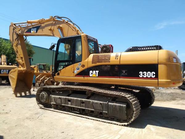 2001 Année utilisée Crawler monté sur une excavatrice Caterpillar 330C CAT C9 Moteur 250HP