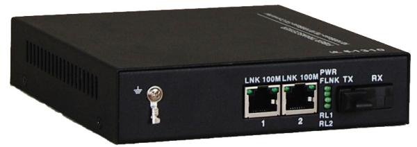 FCTEL OEM Industrial 2 Ports 10/100M UTP Fiber Optic Media Converter