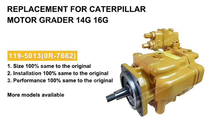 230-4176 Hydraulic Steering Pump for Wheel Bulldozer 988H 966H 972G II - Premium Quality Replacement