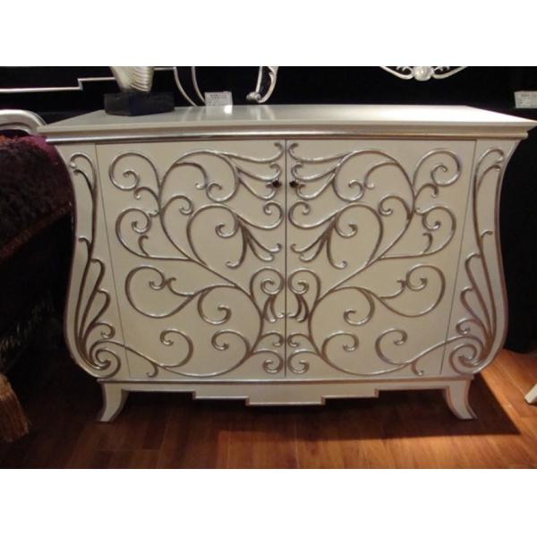 XY C059 Antique Hand Painted Wooden Cabinets 6 Drawer Country Classic Furniture