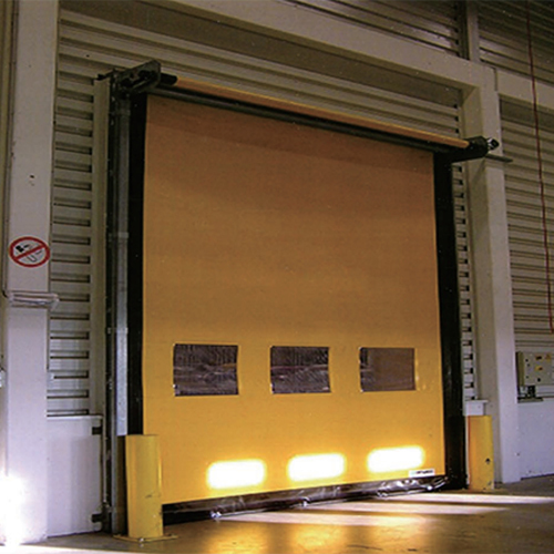 Self Repairing Reduced Downtime Industrial High Speed Zipper Door for Warehouse Internal Aisle Operations