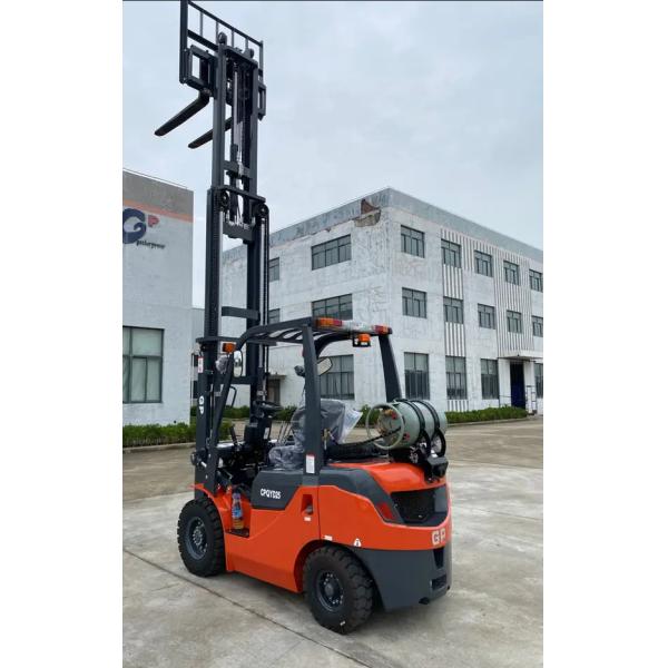 150mm Min. Lifting Height 2.5 Ton LPG Forklift with EPA Engine
