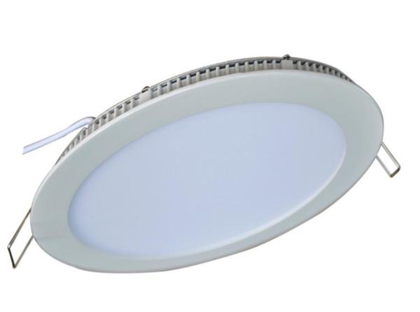 Aluminum Alloy Round LED Panel Lights , SMD2835 12W Led Panel Light