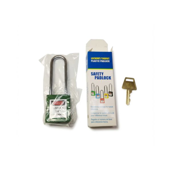 Key Retaining LOTO Safety Padlock With Steel Or Nylon Shackle Customizable