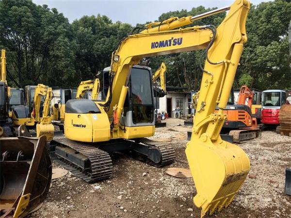 Compact Second Hand Komatsu PC78US Excavator 7 Ton Komatsu Crawler Excavator