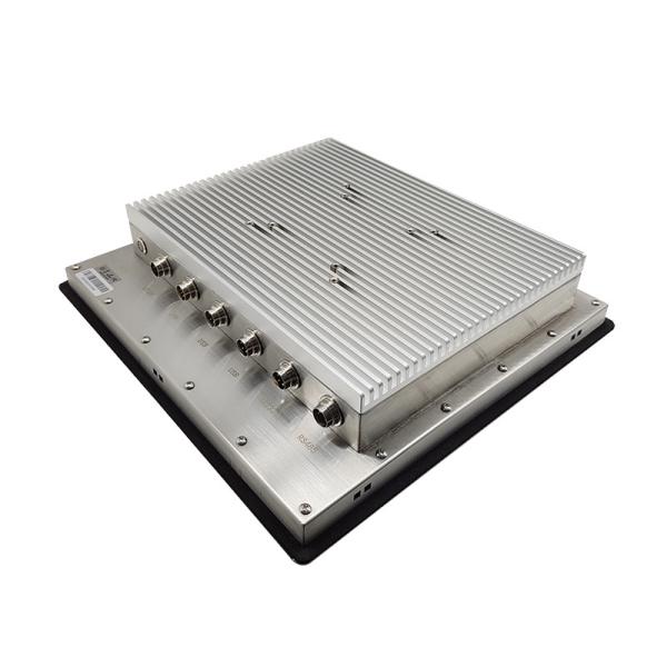 PC industriel RFID avec écran tactile capacitif étanche IP65 de 12,1 pouces, boîtier en acier inoxydable, 1000 nits, I5-8250U