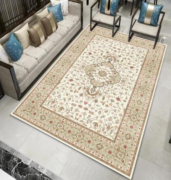 New Chinese Style Bedroom Floor Carpets 200*300cm Washable Rectangle Living Room Carpet