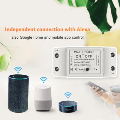 FCC 15A do CE interruptor esperto de um Tuya de 300 watts para o branco do bulbo de Wifi