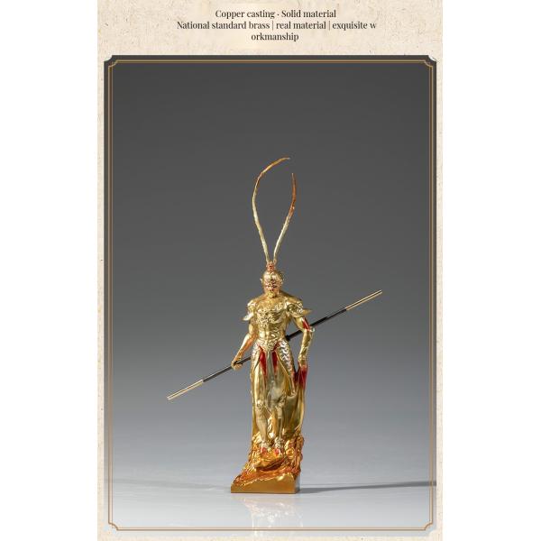 Anniversary Occasions Customized Color 3D Resin Figure Collectible Metal Monkey King