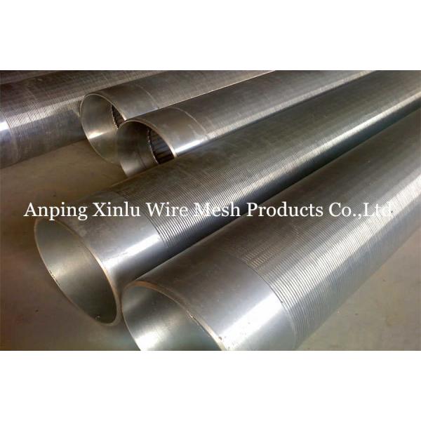 Full Welded 219.1mm SS316 V Wire Screen Pipe For Gas Filtration