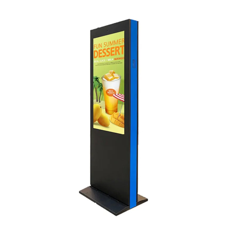 Водоустойчивый пол стоя разрешение Signage 3840×2160 LCD цифров