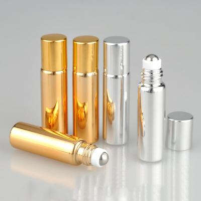 o rolo vazio da aromaterapia de 10ml 6ml engarrafa anti UV do revestimento de prata