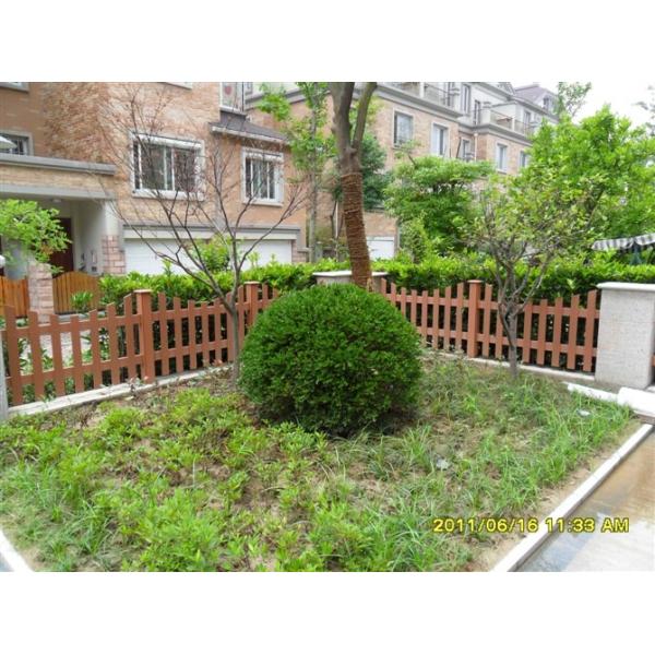 Внешний WPC комбинированный ограждение пользовательский дизайн цвет для сада / двора