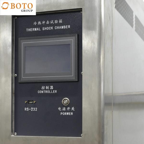 Environmental Test Chambers Two Box-Type Hot And Cold Impact Chamber GB/T2423.1.2-2001 Laboratory Equipment B-TCT-401