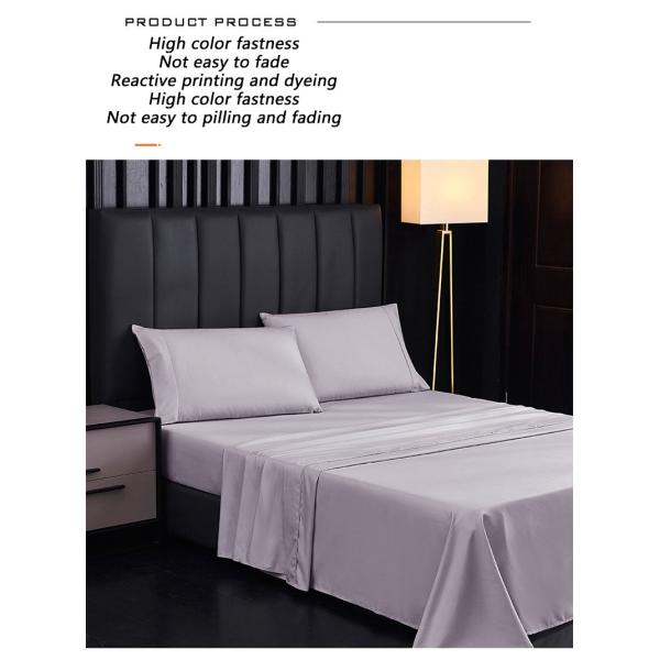 Hotel Collection White King Cotton Pillowcase for Queen Bed Sheet Set in Luxury White