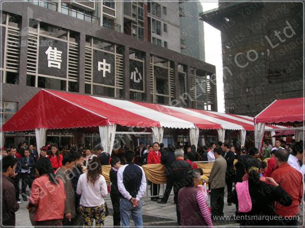 Temporary Outdoor Event Canopy Tent UV Resitant Flame Retardant 10X33 M
