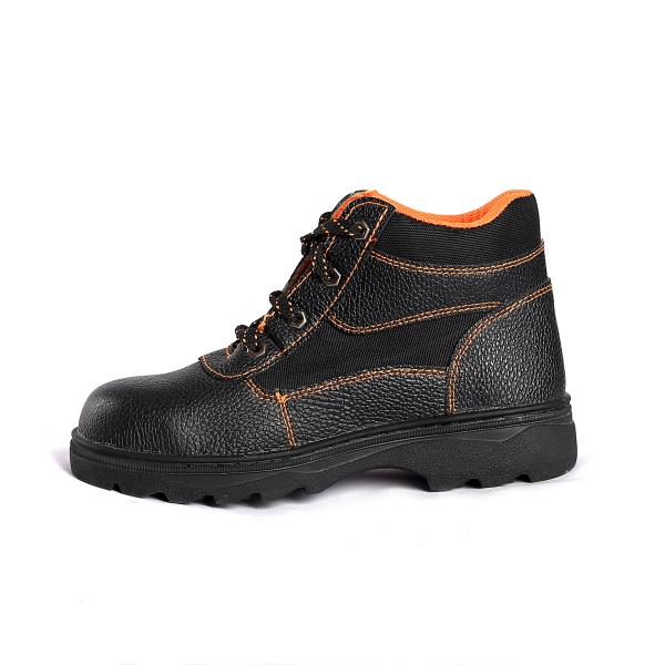 Brand Customized Unisex Genuine Leather Anti Puncture with Steel Toe and Plate Safety Shoes