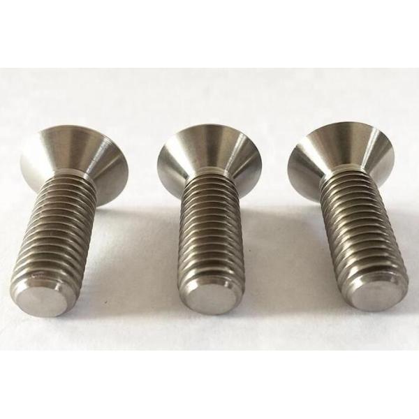 Machinery Industry Mild Steel Titanium Countersunk Bolt M5 M6 M8 High Precision