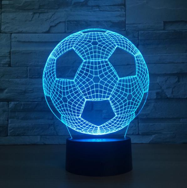 Football 3D LED Night Light 7 Colors Change with Remote Control As Christmas Gifts For Baby Room Decoration