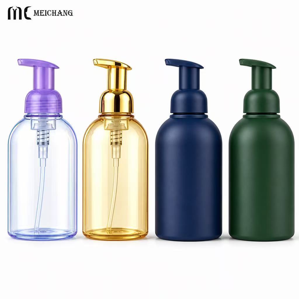 600ml PET Foaming Pump Bottle for Foaming Hand Soap Packaging(MC-1803)